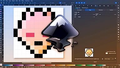Como criar Pixel Art no Inkscape