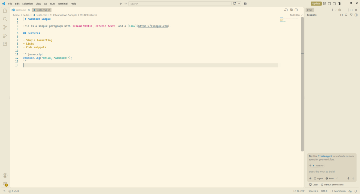 Visual Studio Code com Markdown